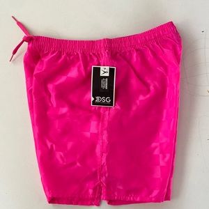 DSG pink shorts sized X-large